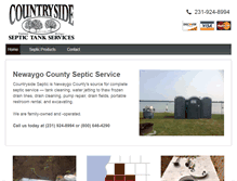 Tablet Screenshot of countrysidesepticmi.com